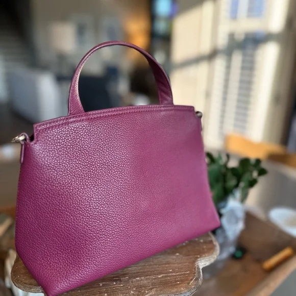 Furla Women's Rich Purple Satchel - Picture 7 of 8